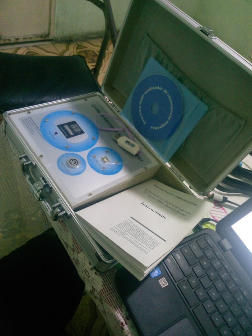 Paso 2 conexión hardware analizador cuántico