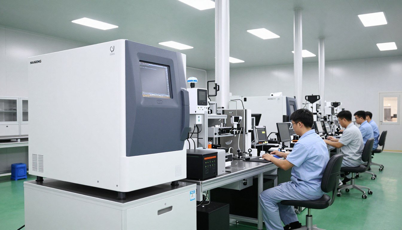 Fábrica MAIKONG Shenzhen China producción analizadores cuánticos tecnología avanzada