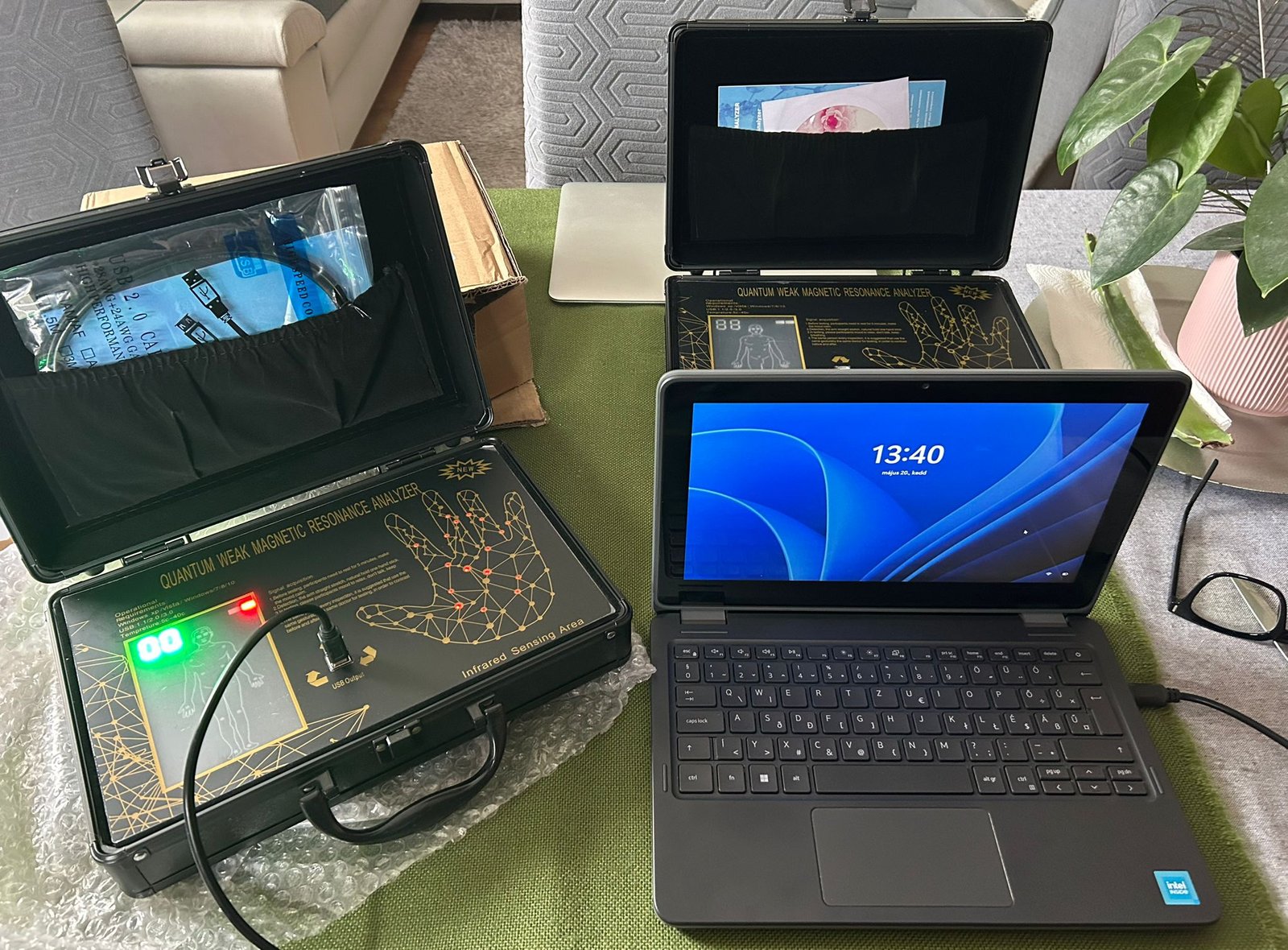 Preparación correcta del paciente para análisis con analizador cuántico