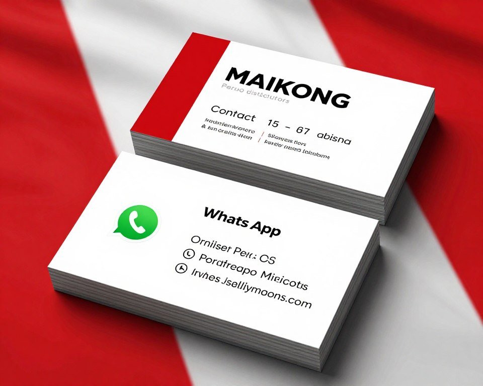 Información de contacto MAIKONG para distribuidores en Perú