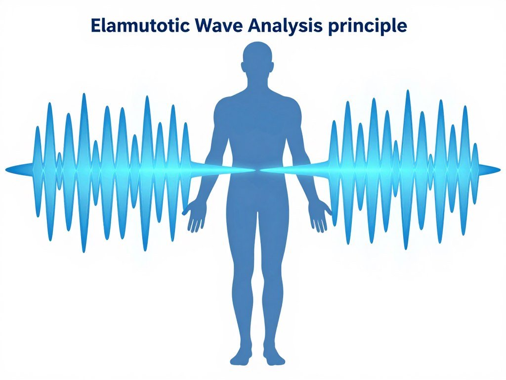 Principio funcionamiento analizador cuántico ondas electromagnéticas células