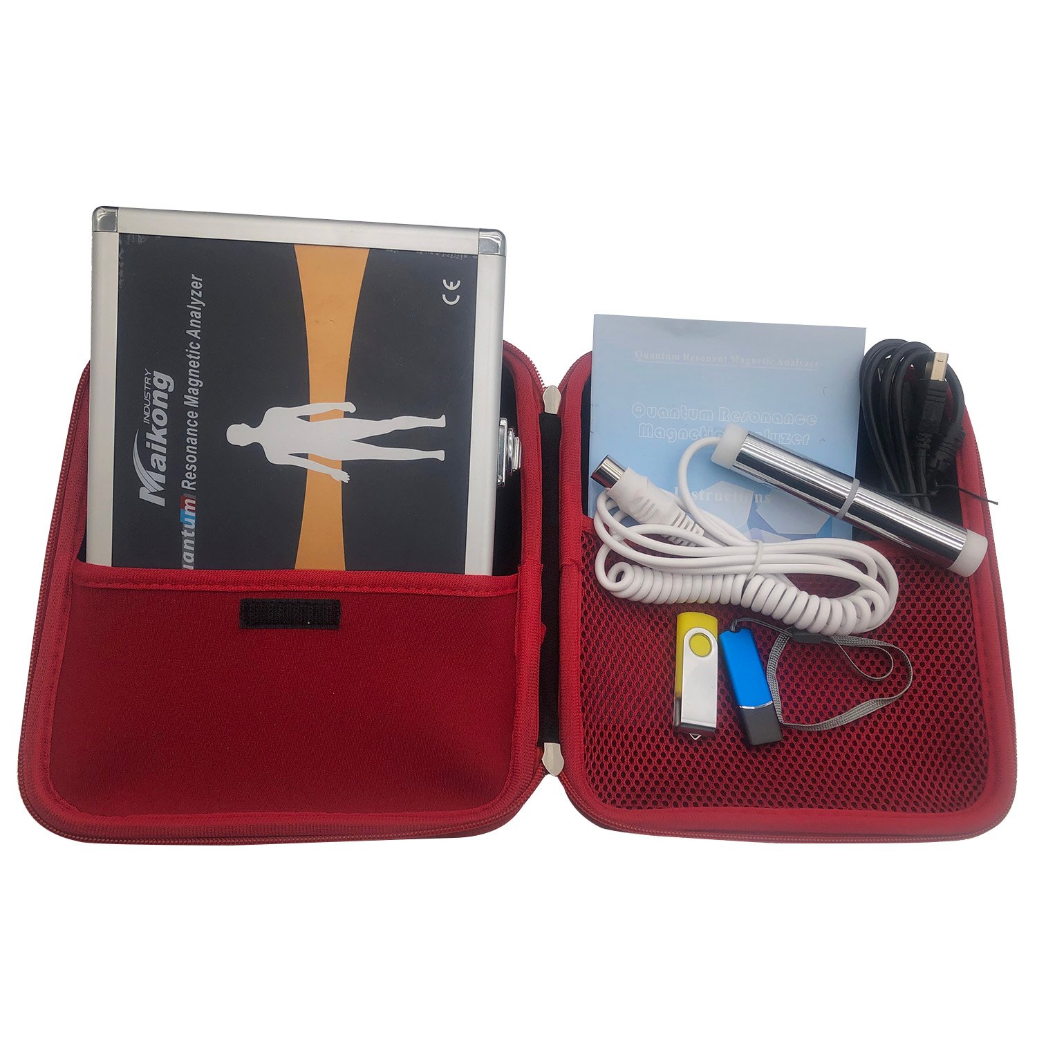 Analizador cuantico de resonancia magnetica MAIKONG en uso en clinica peruana