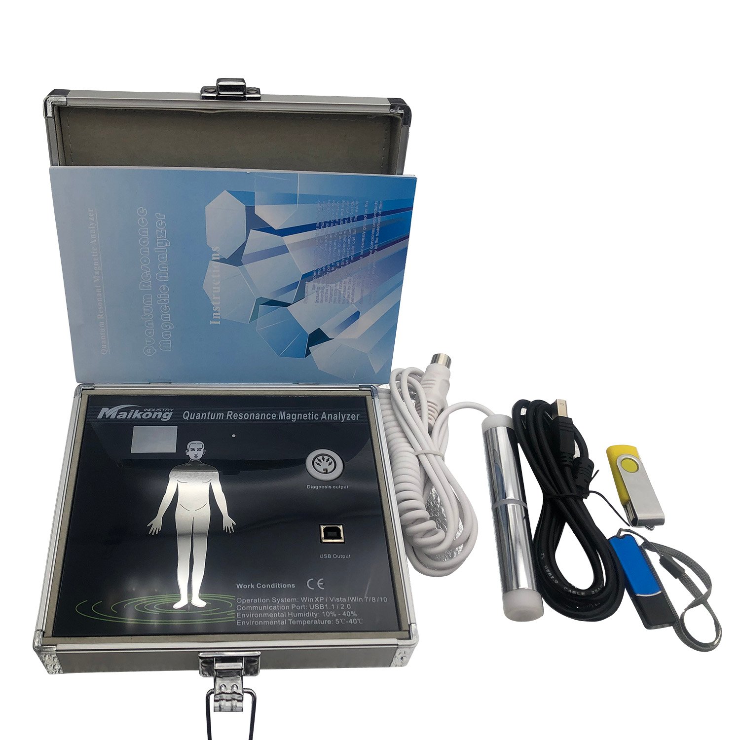 Analizador cuantico de resonancia magnetica MAIKONG en uso en clinica peruana