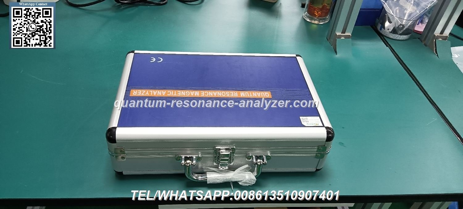 Analizador cuántico de resonancia magnética en uso profesional