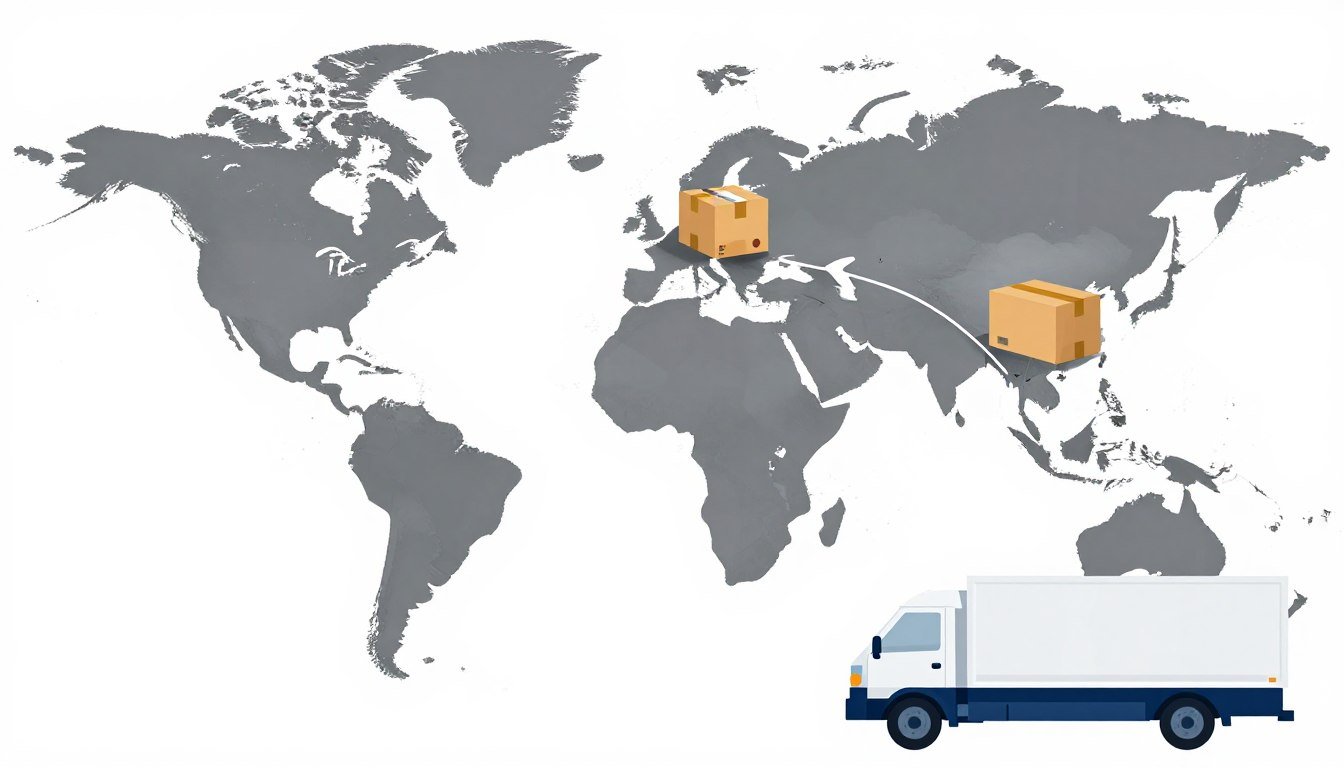 envío internacional logística entrega segura analizador