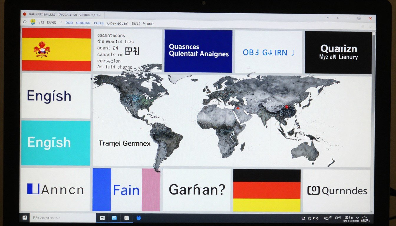 software multilingüe internacional versiones idiomas diversos