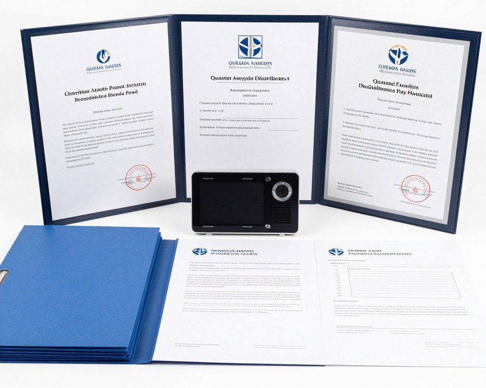 Certificados y documentación legal para distribuidores de analizador cuántico en Perú