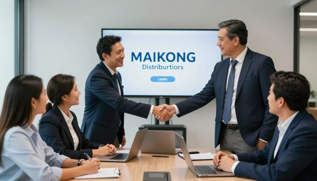 Equipo de distribuidores exitosos de MAIKONG en América Latina