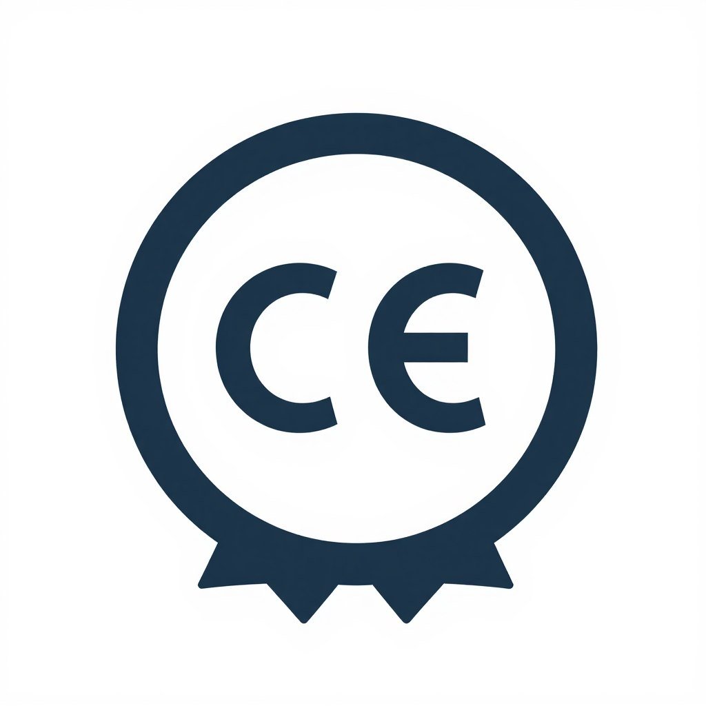 Ícono de certificación CE y calidad garantizada
