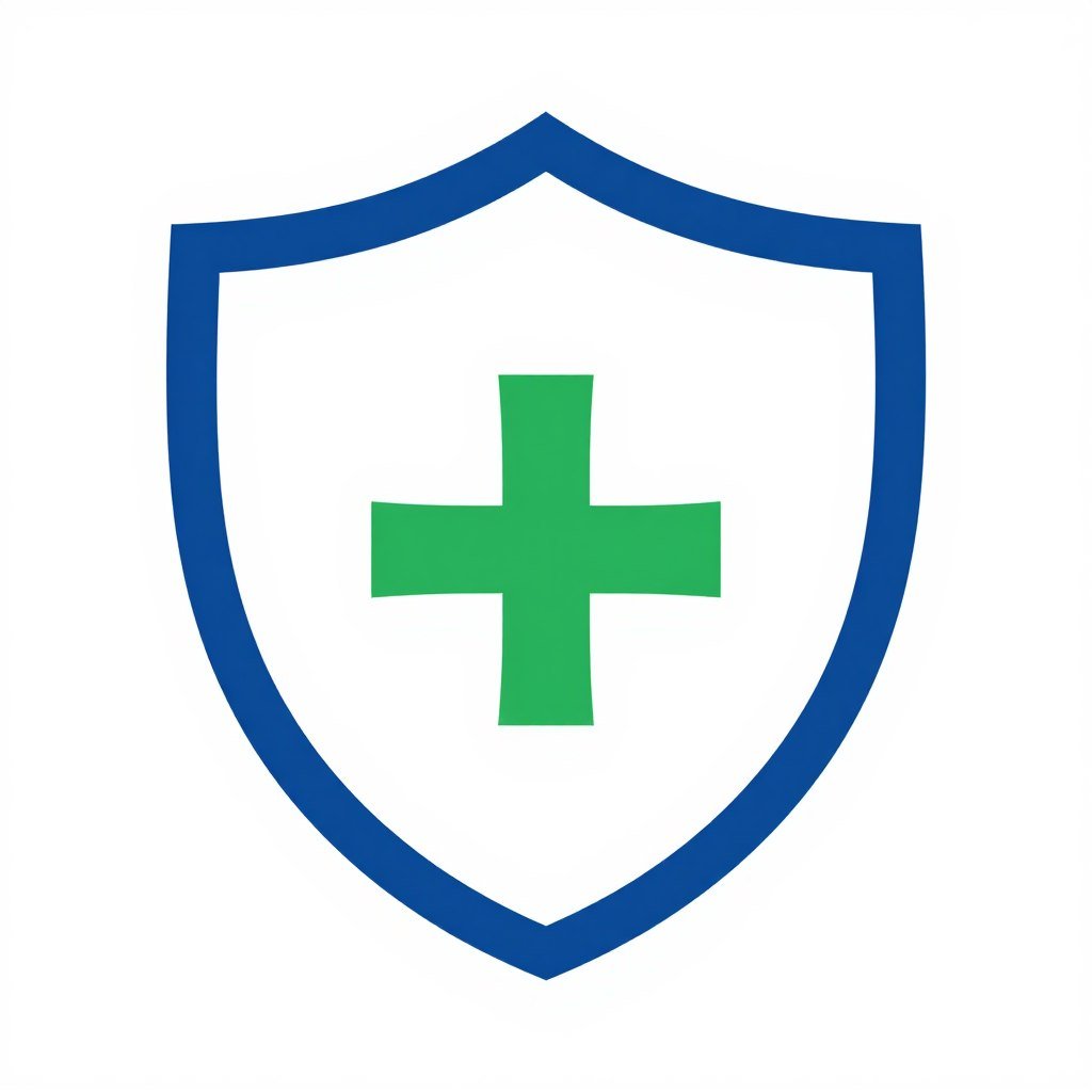 Icono de escudo representando análisis no invasivo sin agujas ni dolor