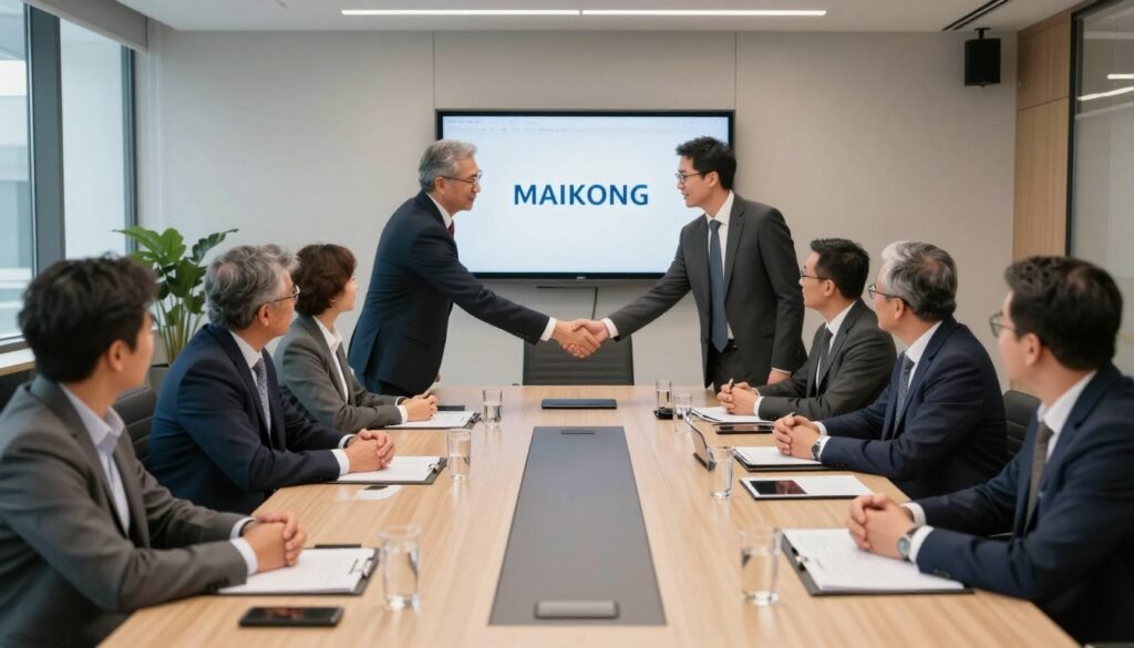 Reunión de red de distribuidores MAIKONG con representantes de diferentes países