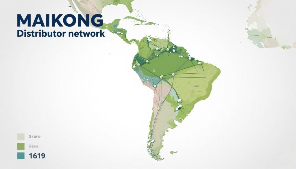 Red de distribuidores MAIKONG en Latinoamérica